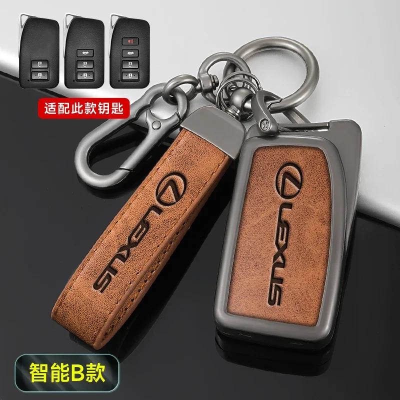 For Lexus RX350 NX300 Es300h Rx450h GS300 GX470 IS250 ES350 LX570 GX460 Nx300h Is300h Car Leather Car Key Case Cover