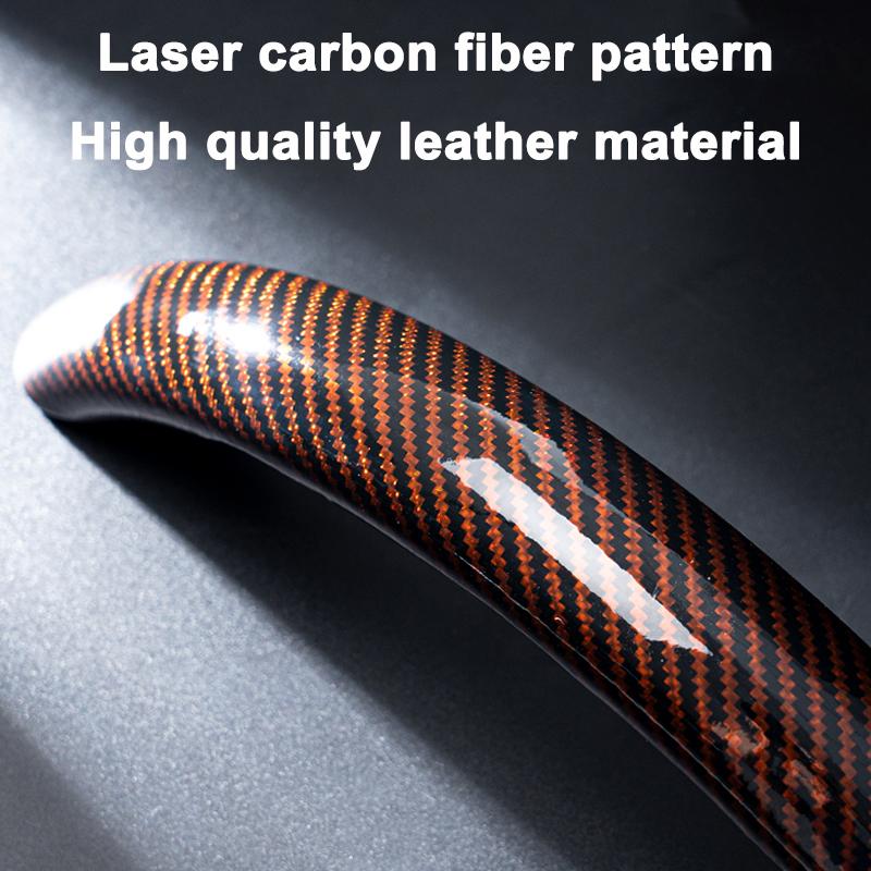 2pcs Car Anti-slip Steering Wheel Cover For BMW M Power E46 E39 E60 E90 E91 E36 E87 F10 F20 F30 X1 X2 X3 X4 X5 X7 M2 M3 M4 M5