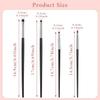 8PCS Eye Makeup Brush Sets, Mini Smudge Brush for Eyeliner Small Eyeshadow Brushs Set Small Makeup Brushes Soft Eyeshadow Eyeliner Brushes for Powder