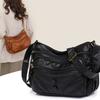 Trendy Vintage Women's Soft Skin Handbag Female Small Subaxillary Bags Casual Retro Mini Shoulder Bag