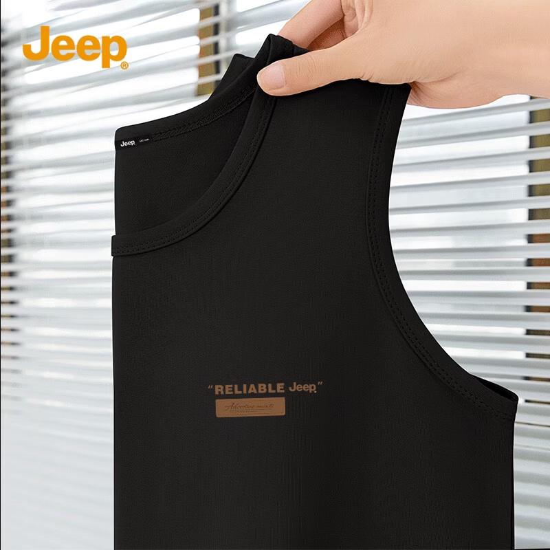 JEEP Men s Cotton Sleeveless Sport Casual Vest 3XL