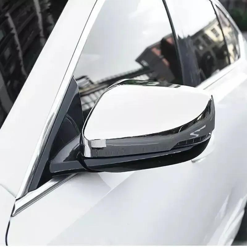 For Cadillac CT5 CT6     2024 Car Rearview Side Mirror Cover Wing Cap Exterior Door Housing Shell Trim