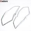 Rear Tail Light Lamp Cover Trim For Nissan X-TRAIL Rogue 2014 2015 2016 Chrome Car Taillight Bezel Trims Accessories