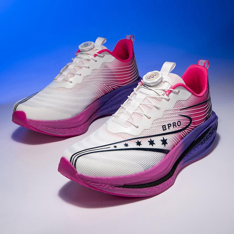 

2025 new popcorn sole cushioning rebound racing shoes for men and women ultra-light and breathable couple casual sports shoes 32