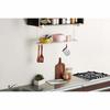 Bestco Stainless Steel Under-Cabinet Kitchen Rack, 1 Tier, Extendable Shelf, Warm Gray, NY-1005