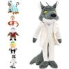 The Bad Guys Plush Toy Collection Featuring Mr. Wolf Ms. Tarantula Mr. Snake Mr. Piranha And More!