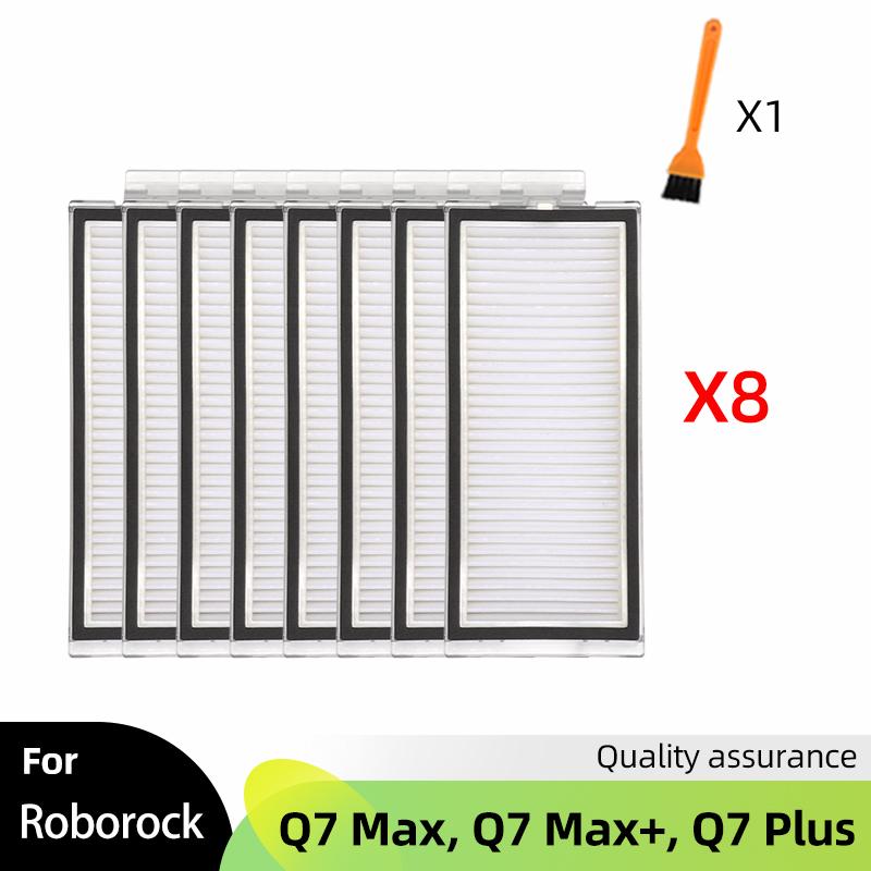 Passend für Xiaomi Roborock Q7 Max / Q7 Max+ / T8 Roboter Staubsauger Ersatzteile Haupt- Seitenbürste Hepa Filter Mopp Tuch Zubehör