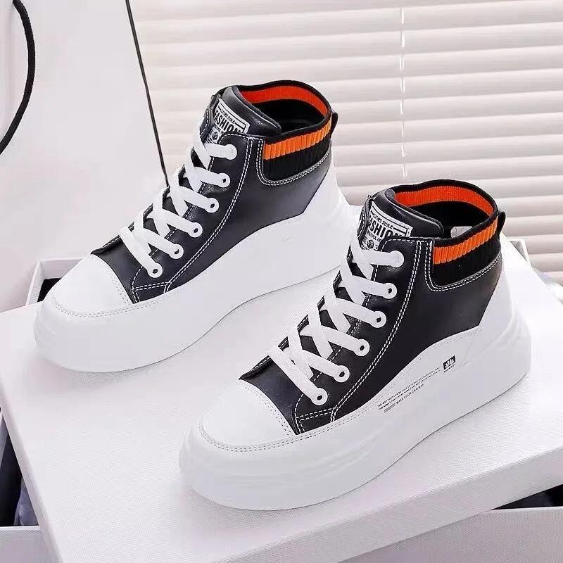 Fashion High Platform Woman Short Shoes Lace-up Ankle Boots for Women Winter 2024 Booties With Laces Comfortable and Elegant Hot Quality