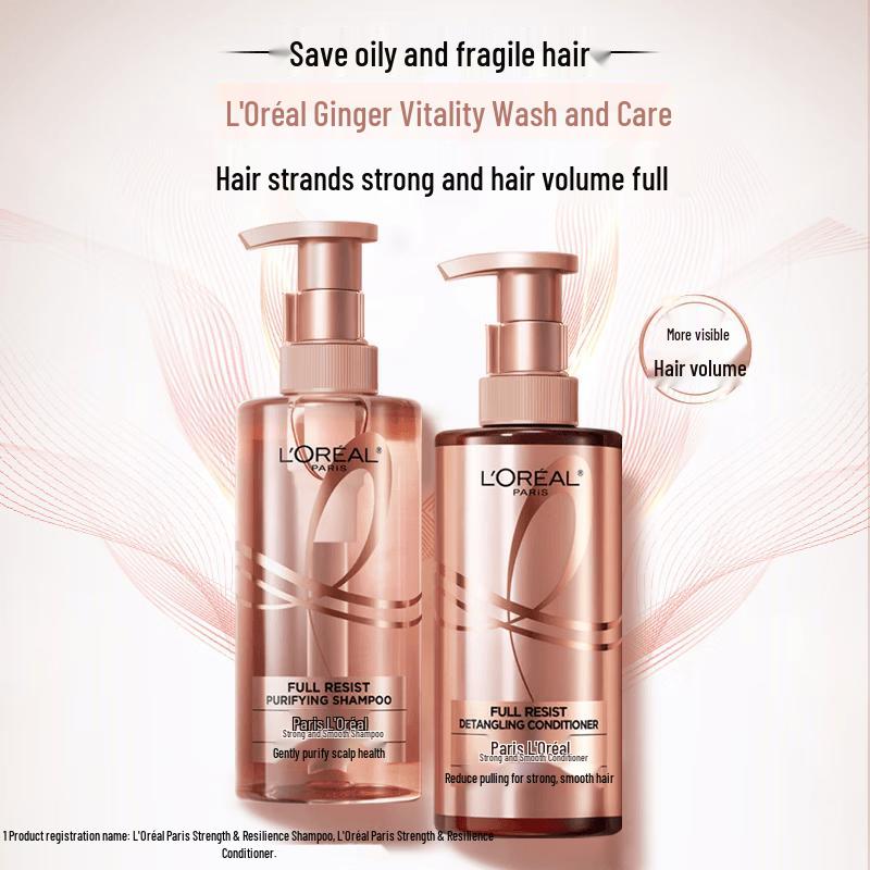 L Oréal Energizing Ginger Oil Control Shampoo Travel Set