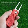 Golf Divot Repair Tool with Popup Button Mini Golf Divot Tools Golf Green Fork