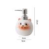 350ml ceramic soap dispenser bathroom toilet press type lotion bottle hand sanitizer shampoo shower gel separate bottles