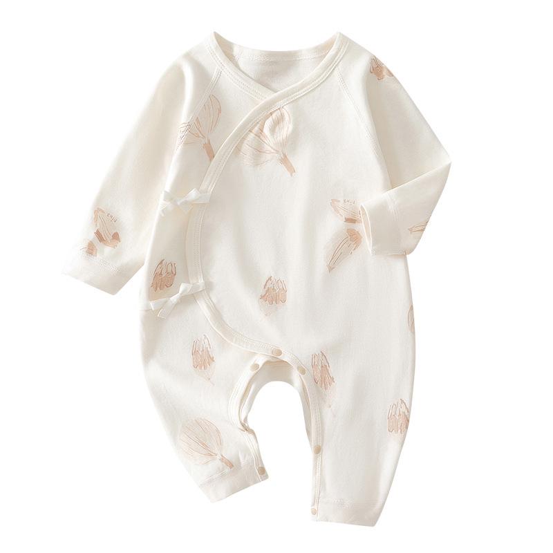 Autumn Long Sleeve Butterfly Newborn Bodysuit - All Seasons Baby Crawling Outfit