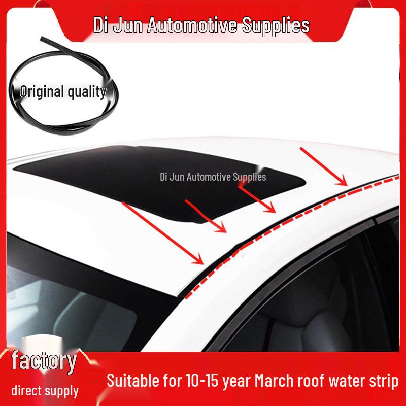 

March Car Roof Sealing Strip: Fits Models 10-15 2010-2015 March, Driver, Left Side