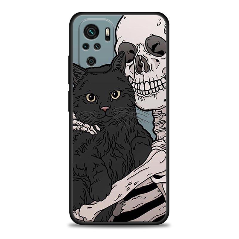 Phone Case For Xiaomi Redmi Note 11 10 8 Pro 9S 8A 10S 11S Soft Cover Witches Moon Tarot Mystery Totem For Redmi Note 8Pro 10Pro