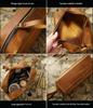 Retro Crazy Horse Leather Large Capacity Pencil Case