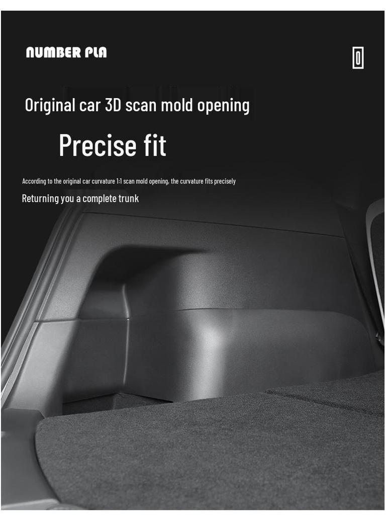 Tesla Trunk and Side Protector Decorative Modification Accessories