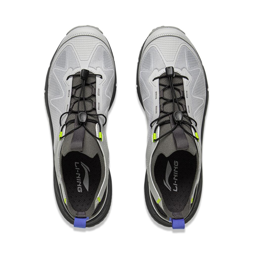 New LiNing Yijie LITE Slip Resistant, Breathable, Abrasion Resistant, Anti Collision River Trekking Shoes Men's Calm Gray AHLV013-3