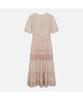THURSDAY ISLAND Pattern Mix Frill Dress_T254Mop245W