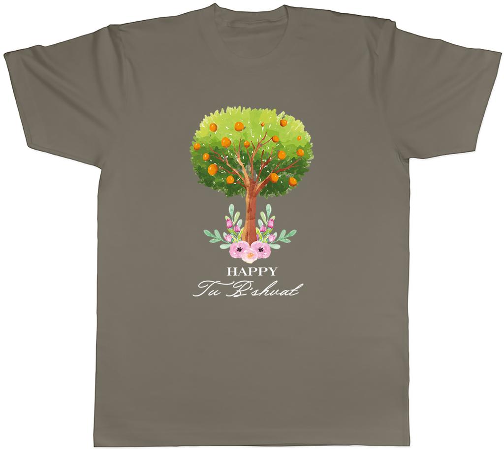 Happy Tu Bishvat Fruit Tree Mens TShirt Tee Gift Top
