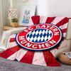 Fc Bayern München Blanket Soft & Cozy Perfect for Bed Picnics Seaside for All Seasons Modern Ideal Gift For Birthday Valentine'S Day