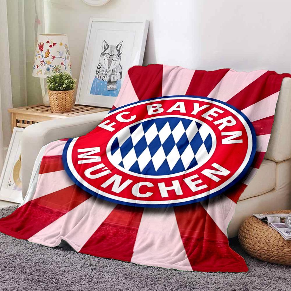 Fc Bayern München Blanket Soft & Cozy Perfect for Bed Picnics Seaside for All Seasons Modern Ideal Gift For Birthday Valentine'S Day
