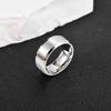 Vnox 2026 New Rings for Men Boys, Classic Stainless Steel Wedding Band, Anniversary Birthday Party Ring Couple Jewelry Gift