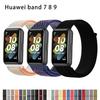 Nylon-Schlaufenband Für Huawei Band 7 8 Armband Zubehör Smartwatch Ersatzgürtel Armband Sportarmband Huawei Band 9 correa