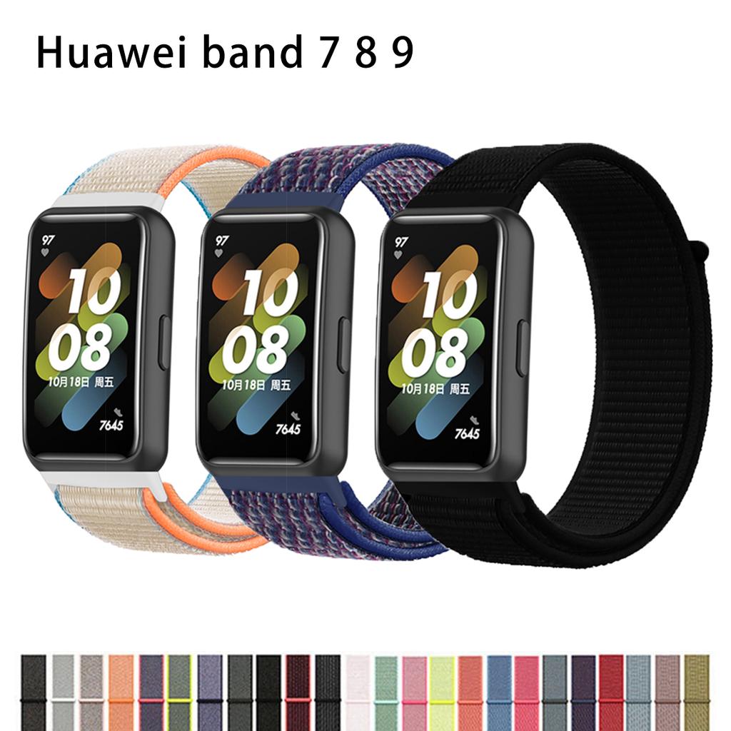 Nylon Loop Band For Huawei Band 7 8 Strap Accessories Smart Watch Replacement Belt Wristband Sport Bracelet Huawei Band 9 Correa