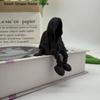 Ghost Statue Ornament Faceless Ghost 3D Printed Gothic Death Statue Home Decoration Statue of Death in Seated Pose