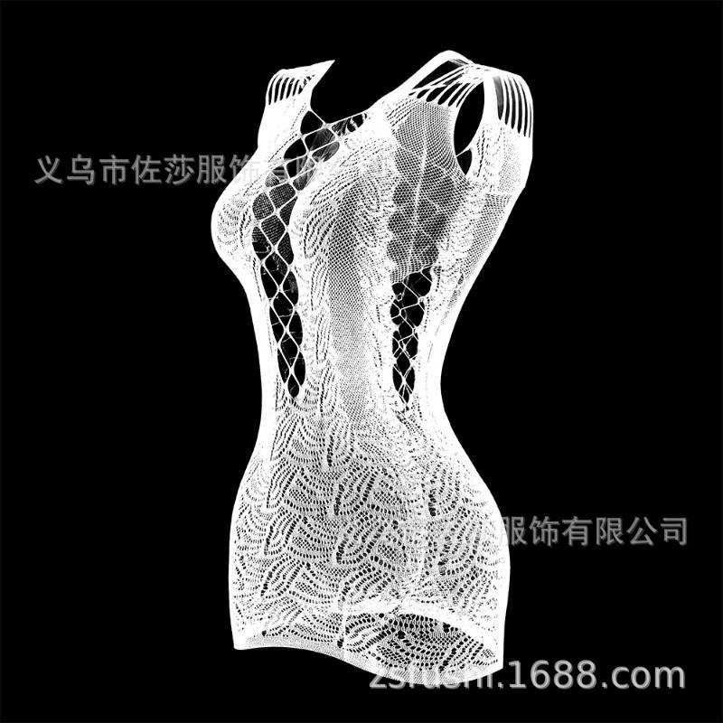 Sexy Underwear Women's Suspenders, Sexy Hollow Hip Skirt, Breast Mesh, Jacquard Perspective, Cute