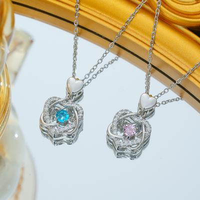 Beating Heart Necklace for Women, Light Luxury Niche High-end Feeling, Simple Temperament, Clavicle Chain New Style