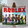Game R-Robloxs Cartoon Flannel Blanket,Ultra Soft Warm Plush Throw for Home Bedroom Bed Sofa Cover Office Camping Picnic gift