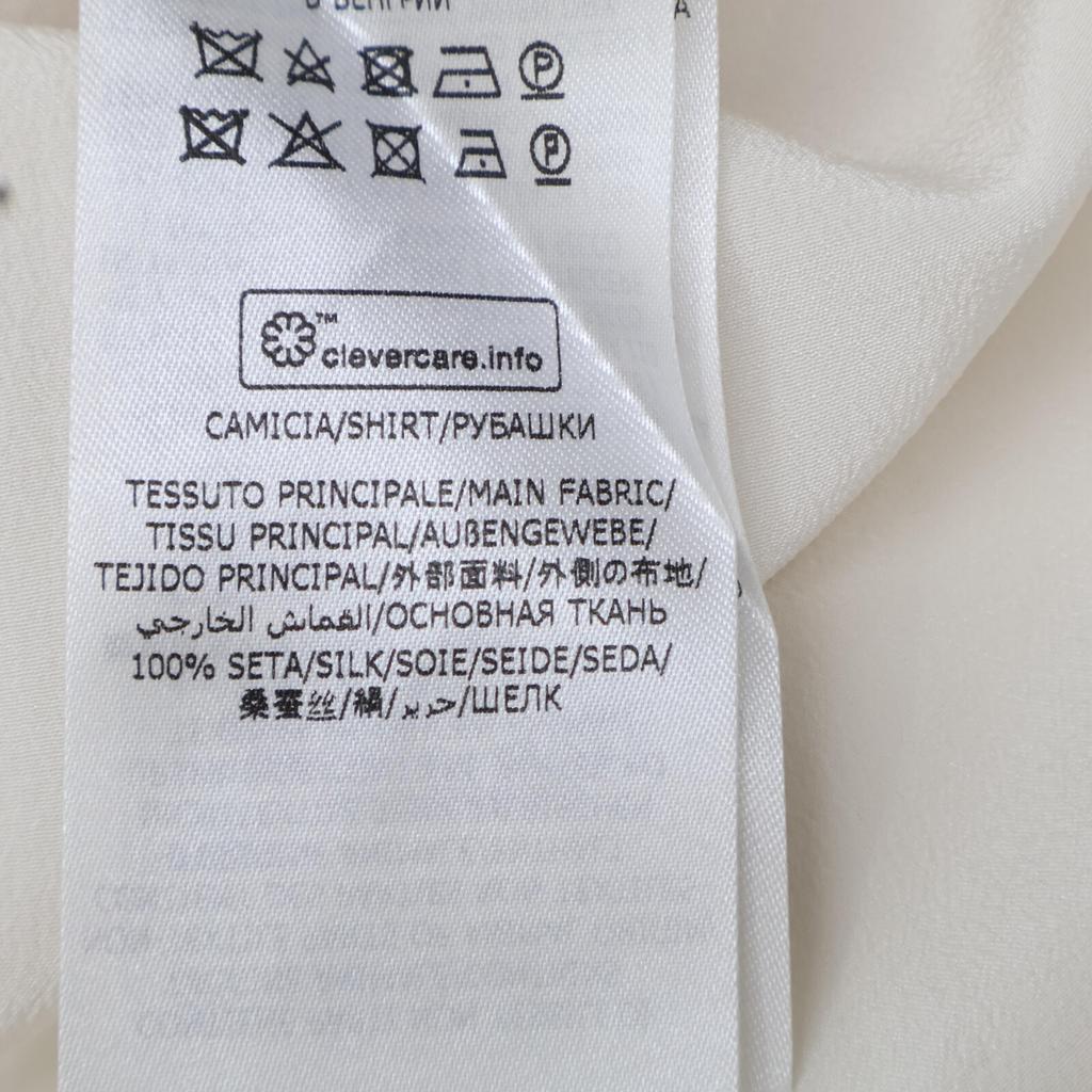 STELLA McCARTNEY White pullover silk shirt tops 36 whiteUsed