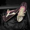 Moda Retro Alman Eğitim Kadın Spor Ayakkabıları Sonbahar Yeni Yumuşak Deri Çok Yönlü Açık Hava Günlük Spor Düz Ayakkabılar