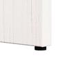 Coffee Table White 50 X 40 X 50 Cm Solid Pine Wood