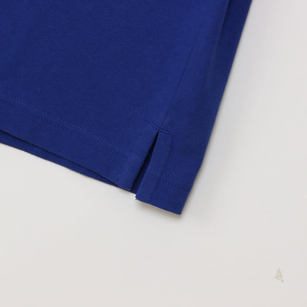 Champion Script Logo Embroidered Basic Polo Short Script Logo Embroidered Polo Shirt XL Shirt, Sleeve, 100% Cotton, C3-X361Z, Men's, Blue,