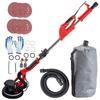 Drywall Sander 750W, Electric Drywall Sander, Foldable Sheetrock Sander, with Telescope Handle, Electric Sander, Variable Speed 800-1750 RPM, Wall