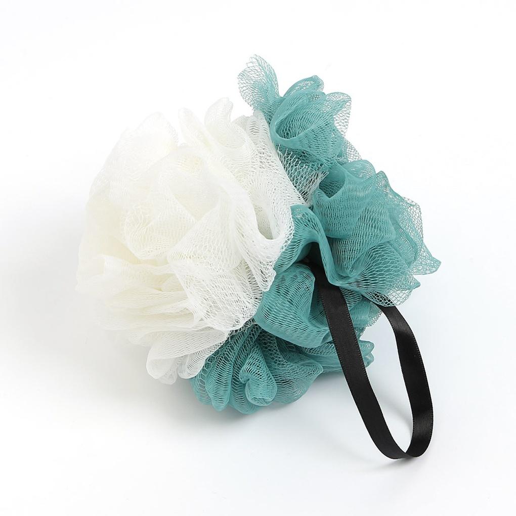 Body Bubble Shower Ball (Blue Beige) Bath Bubble Shower Towel