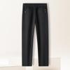 MONTAGUT Men's Fine Corduroy Warm Straight-Leg Casual Trousers