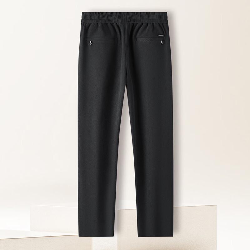MONTAGUT Men's Fine Corduroy Warm Straight-Leg Casual Trousers