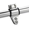 Marine Hardware Clamp for Boat Bimini Top Support, Stainless Steel Screw Lock Fitting with Protective Liner Sleeve