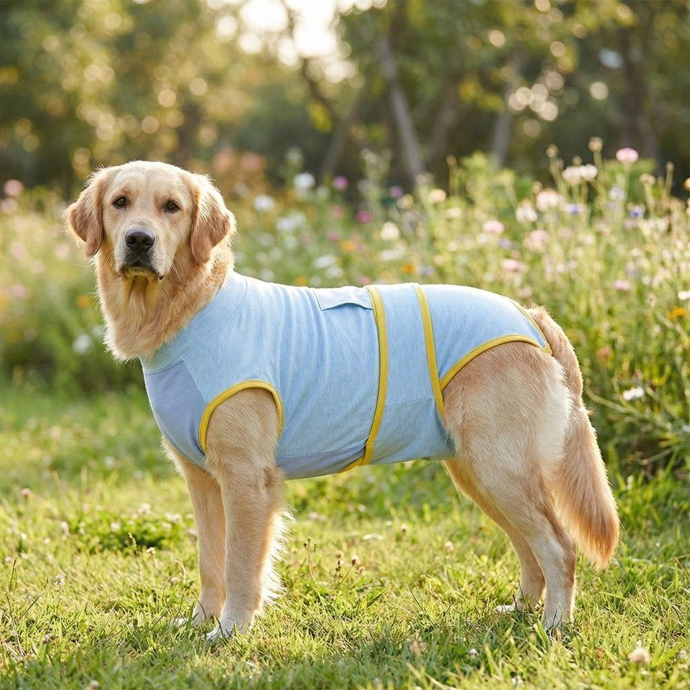 Breathable Dog Sterilization Clothes Soft Pet Anti-Licking Suit Dog Overalls  Daily Wear