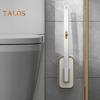 Toilet Brush with Long Handle Easy Installation Toilet Brush Kit with Wall Hanging Storage Box 24 Aromatherapy Brush Heads