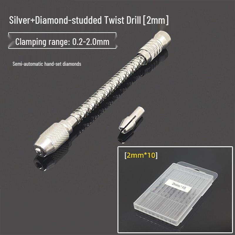 Mini Hand Crank Twist Drill for DIY and Model Drilling