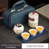 Portable Kung Fu Tea Set for Travel, Camping, and Business Gifts with Logo