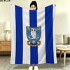 Sheffield Wednesday Druck Flanelldecke, Hohe Qualität, Bequem für alle Jahreszeiten, Heimdekoration, Wärme und Komfort, Perfekt für Weihnachtsgeschenke