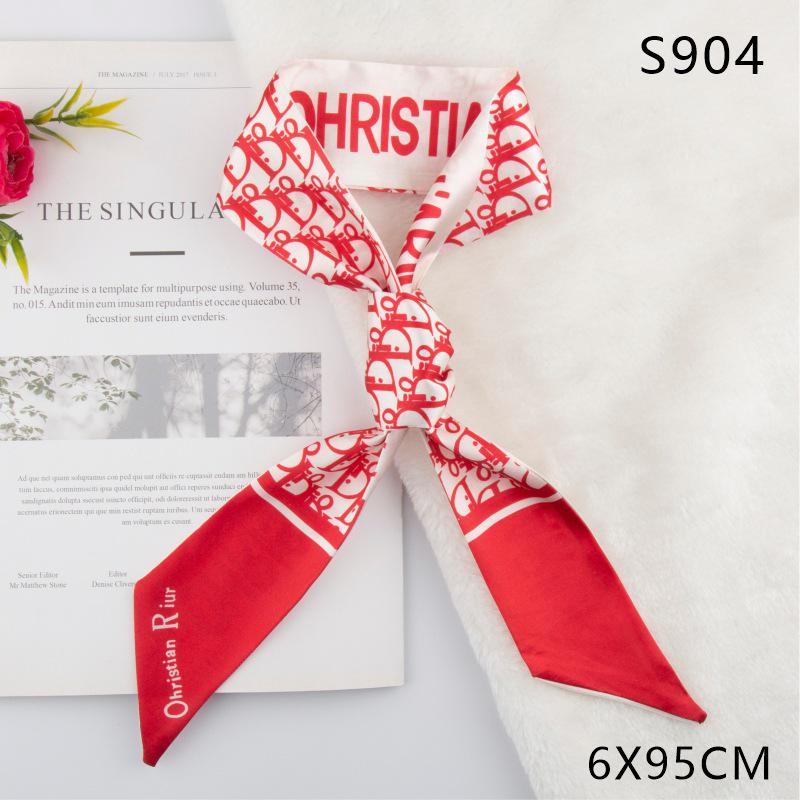 Versatile Vintage Silk Scarf: Hair Tie, Headband, Bag Accessory