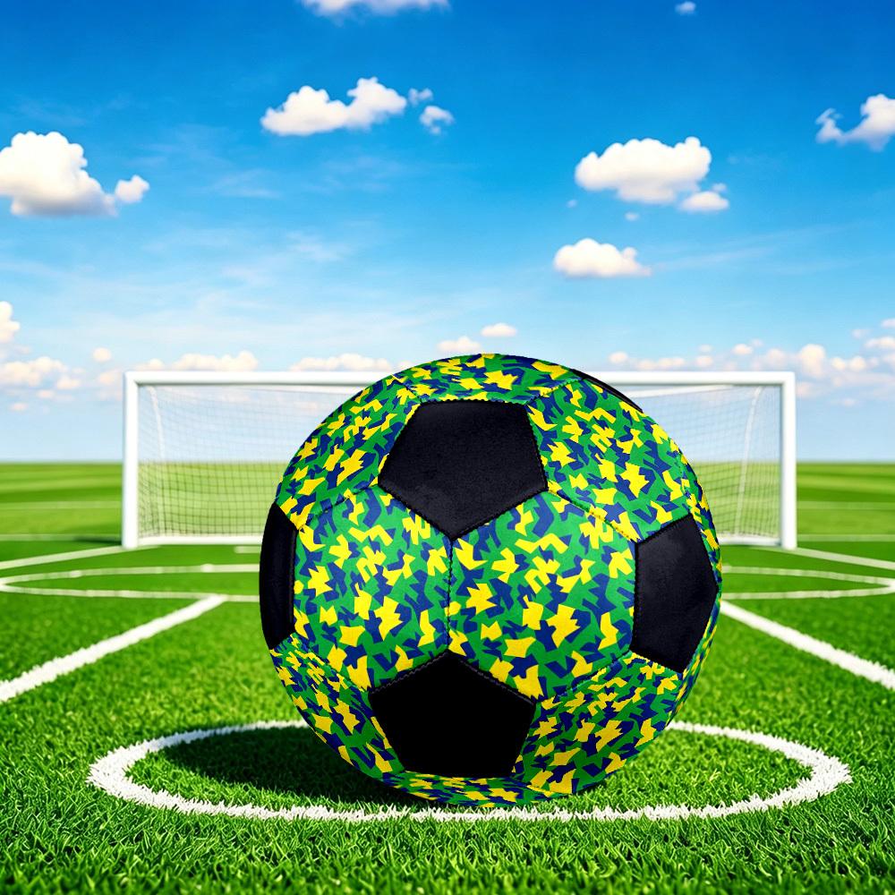 1pc Camouflage Lightweight PVC Training Soccer Ball, Size 5, Suitable for Indoor and Outdoor TrainingGift y60359
