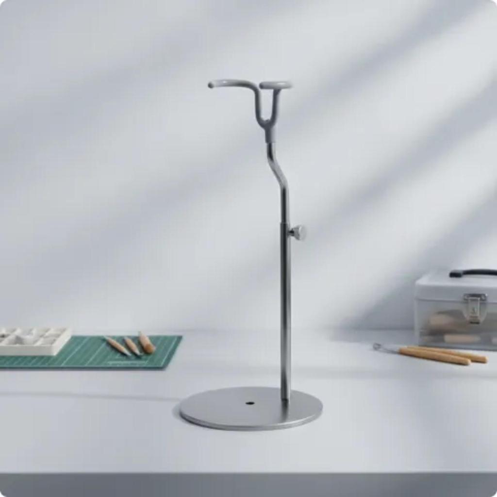 Stainless Steel BJD Doll Stand Easy to Install for Shelves