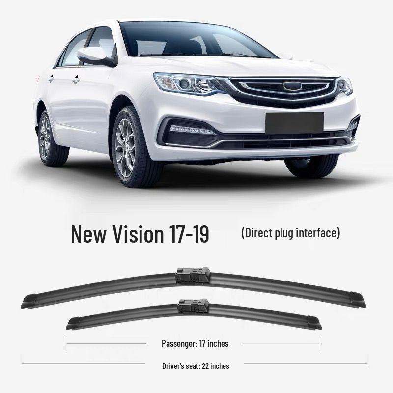 

Compatible Wiper Blade Rubber Strip for 2015-2018 Geely New Vision Models